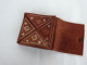 Delcampe - Beautiful Vintage Brown Leather Wallet #2010 - Leather Goods 