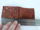 Delcampe - Beautiful Vintage Brown Leather Wallet #2010 - Maroquinerie