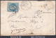 FRANCE N°29B SUR LETTRE GC 2858 LES PIEUX MANCHE + CAD TYPE 16 DU 02/03/1870 - 1863-1870 Napoleon III With Laurels