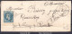 FRANCE N°29B SUR LETTRE GC 2756 OULLINS RHONE + CAD DU 14/11/1869 - 1863-1870 Napoleon III With Laurels