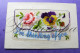 Fantasie  Brodée - Fantaisie - I'm Thinking Of You" - Broderie - Bouquet De Fleurs VIOLET Edit Ceko Paris - Verzamelingen & Kavels