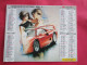 CALENDRIER ALMANACH 1993 LAVIGNE COUPLE FERRARI FEMME AU CHAPEAU - Grand Format : 1991-00