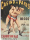 Carte Postale : SPORTS  1900 : Championnat International De LUTTE , Casino De PARIS - Lutte