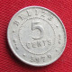 Belize 5 Cents 1979 KM# 34a Lt 1176 *V1T Beliz Belice - Belize