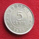 Belize 5 Cents 1993 KM# 34a Lt 942 *V1T Beliz Belice - Belize