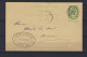 PERFIN " OGA "  OTTO GARRELS ANVERS Op Postkaart Anvers Dd. 6/6/1903 Naar NINOVE ; Staat Zie 2 Scans ! LOT 180 - 1863-09