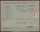 Mne De DECARIS 25c  Sur Lettre Pub " AUTOMOBILE "  Postée à  CLERMONT L'HERAULT   Le 24 10 1960  Pour AVIGNON - 1960 Marianne Van Decaris