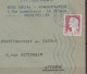 Mne De DECARIS 25c  Sur Lettre Pub " AUTOMOBILE "  Postée à  CLERMONT L'HERAULT   Le 24 10 1960  Pour AVIGNON - 1960 Maríanne De Decaris