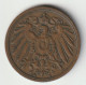 DEUTSCHES REICH 1913 D: 2 Pfennig, KM 16 - 2 Pfennig