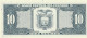 ECUADOR 10 SUCRES 22.11.1988 P-1988 UNC - Ecuador