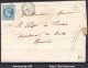 FRANCE N°29B SUR LETTRE GC 3073 RABASTENS DE BIGORRE HTE PYRENEES DU 03/03/1869 - 1863-1870 Napoléon III Con Laureles