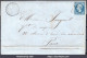 FRANCE N° 22 SUR LETTRE GC 3588 ST EVROULT NOTRE DAME DU BOIS ORNE DU 27/09/1863 - 1862 Napoleon III