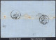 FRANCE N°60A SUR LETTRE GC 3467 SUIPPES MARNE + CAD DU 19/08/1872 - 1871-1875 Ceres