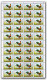 India 1996 XX World Poultry Congress, New Delhi (Red Jungle Fowl Cockerel) Bird, Full Sheet MNH (**) Inde Indien - Ungebraucht