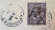 SG 393 GB 1912-24 King George V, Scarce Frkg 9d Deep Agate Registered Cover GRESHAM HOUSE LONDON>Nimes,France (bank - Storia Postale