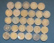 Konvolut Weimar Rep 1 RentePfennig1924 A,D ReichsPf 1924 G,J 25 E,G,J 28 F,D 29 A,D,E 30 A 31 A,D,E,F 32 A 33 A,F (29st) - 1 Rentenpfennig & 1 Reichspfennig