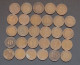 Konvolut Weimar Rep 1 RentePfennig1924 A,D ReichsPf 1924 G,J 25 E,G,J 28 F,D 29 A,D,E 30 A 31 A,D,E,F 32 A 33 A,F (29st) - 1 Rentenpfennig & 1 Reichspfennig