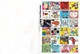 B01,0129 Belgique Feuille Bloc Vignettes 129      BD 196 Timbres   Dupuis 2001  -- Spirou Yoko Tsuno Et Plein D'autres - Sin Clasificación