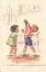 ENFANTS - Dessins D'enfants - Enfants Buvant Du Vin - Colorisé - Carte Postale Ancienne - Dessins D'enfants