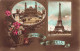 FRANCE - Paris - Trocadéro - La Tour Eiffel - Colorisé - Carte Postale Ancienne - Eiffelturm