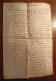 Procuration Manuscrite 1801? Isère - Manuscrits