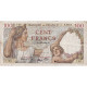 France, 100 Francs, Sully, 1940, F.7511, TB+, Fayette:26.22, KM:94 - 100 F 1939-1942 ''Sully''