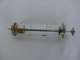 VINTAGE INTERCHANGEABLE CHIRANA SYRINGE GLASS & BRASS 10ml 10cc #2110 - Medical & Dental Equipment