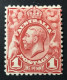 1913 /14 - Australia - King George V 1d . Unused - Ungebraucht