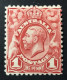 1913 /14 - Australia - King George V 1d . Unused - Mint Stamps
