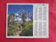 CALENDRIER ALMANACH 1988 OBERTHUR PANORAMA SUR L'AIGUILLE DES DRUS MASSIF DE L'OISANS VALLE DE LA BERARDE - Groot Formaat: 1981-90