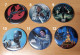 12 Chapas De Coleccion De Star Wars De 58mm (grandes) - Lots