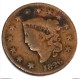 USA Large Authentic 1 Cent , Perfect , Coronet Head 1826 , Gomaa. - 1816-1839: Coronet Head