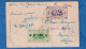 CPA - île De La Réunion - 1947 - Timbre France Libre 4 Fr 50 C - Route De CILAOS - écrite De Risière Des Pluies - Lettres & Documents