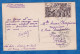 CPA - île De La Réunion - 1947 - Timbre Réunion Du Tchat Au Rhin , Poste Aérienne - Par Avion - G. Amphoux Saint Denis - Covers & Documents