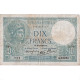France, 10 Francs, Minerve, 1939, Q.68255, TB, Fayette:7.1, KM:84 - 10 F 1916-1942 ''Minerve''