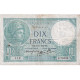 France, 10 Francs, Minerve, 1940, Z.79322, TB+, Fayette:7.20, KM:84 - 10 F 1916-1942 ''Minerve''