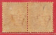 Grande-Bretagne N°26 (x2) 1p Rouge Carminé (dentelé 14 - Filigrane Grande Couronne - Planche 134) 1858-64 * - Ungebraucht