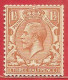 Grande-Bretagne N°161 1,5p Brun-rouge 1912-22 * - Neufs