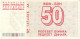 BOSNIA HERZEGOVINA P23 50 DINARA 1.8.1992  VG/F - Bosnien-Herzegowina