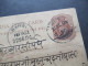 Delcampe - GB Kolonie Indien 3x Ganzsache 1887, 1904 Und 1908 / India Post Card / East India Post Card / Interessant?? - 1882-1901 Empire