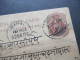 Delcampe - GB Kolonie Indien 3x Ganzsache 1887, 1904 Und 1908 / India Post Card / East India Post Card / Interessant?? - 1882-1901 Imperium