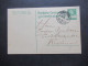 Schweiz Ganzsache Tell Mit Stempel St. Gallen St. Margrethen / Bahnpost ?! - Enteros Postales