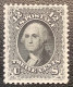 US Scott 69 VF Unused(*)1861 12c Black Washington, A Fresh And Well Centered Stamp, Signed Scheller (États-Unis USA SUP. - Ungebraucht