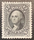 US Scott 69 VF Unused(*)1861 12c Black Washington, A Fresh And Well Centered Stamp, Signed Scheller (États-Unis USA SUP. - Unused Stamps