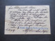 AD Bayern 1919 Dienst PK / Ganzsache DP 1 /01 Mit Zusatzfrankatur Blauer L1 K. Gend. Station Sattelpeilstein - Interi Postali