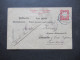 AD Bayern 1890 Ganzsache Weltpostverein UPU München Nantes Frankreich Und Weitergeleitet - Postal  Stationery