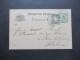 AD Bayern 1897 Ganzsache Mit 5 Pfennig Zusatzfrankatur Als Auslands PK UPU Nach Italien / Venedig - Interi Postali