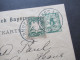 AD Bayern 1897 Ganzsache Mit 5 Pfennig Zusatzfrankatur Als Auslands PK UPU Nach Italien / Venedig - Ganzsachen