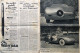 Double Page De Paris-Match Du Salon Automobile 1952. - Autorennen - F1