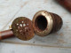 Delcampe - Lot 4 Anciennes Pipes En Bruyère Collection Tabac - Bruyerepfeifen